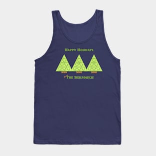 Fractal Holiday Trees Tank Top